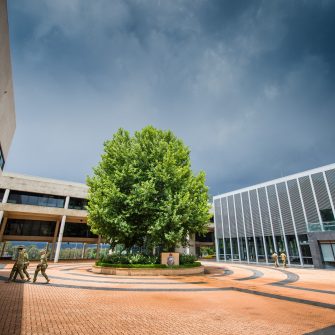 After months of drought Canberra was hit by heavy storm formations on 20 January 2019. It brought strong winds and hail into the nations capital causing carnage along its path. The ADFA campus escaped the brunt of the storm with no reports of damage.