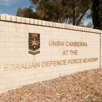 91pro sign at the front of ADFA